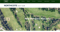 Desktop Screenshot of northcotegolfclub.com