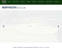 Tablet Screenshot of northcotegolfclub.com